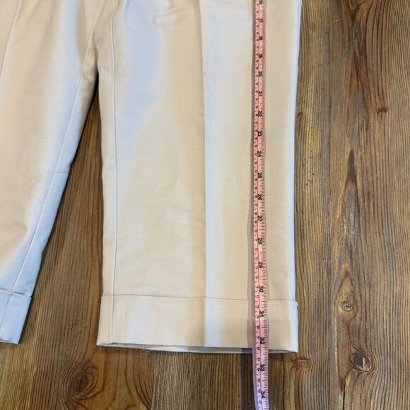 Ann Taylor NWT Beige Khaki Cropped Leg Curvy Pants Size 12 - Picture 8 of 8